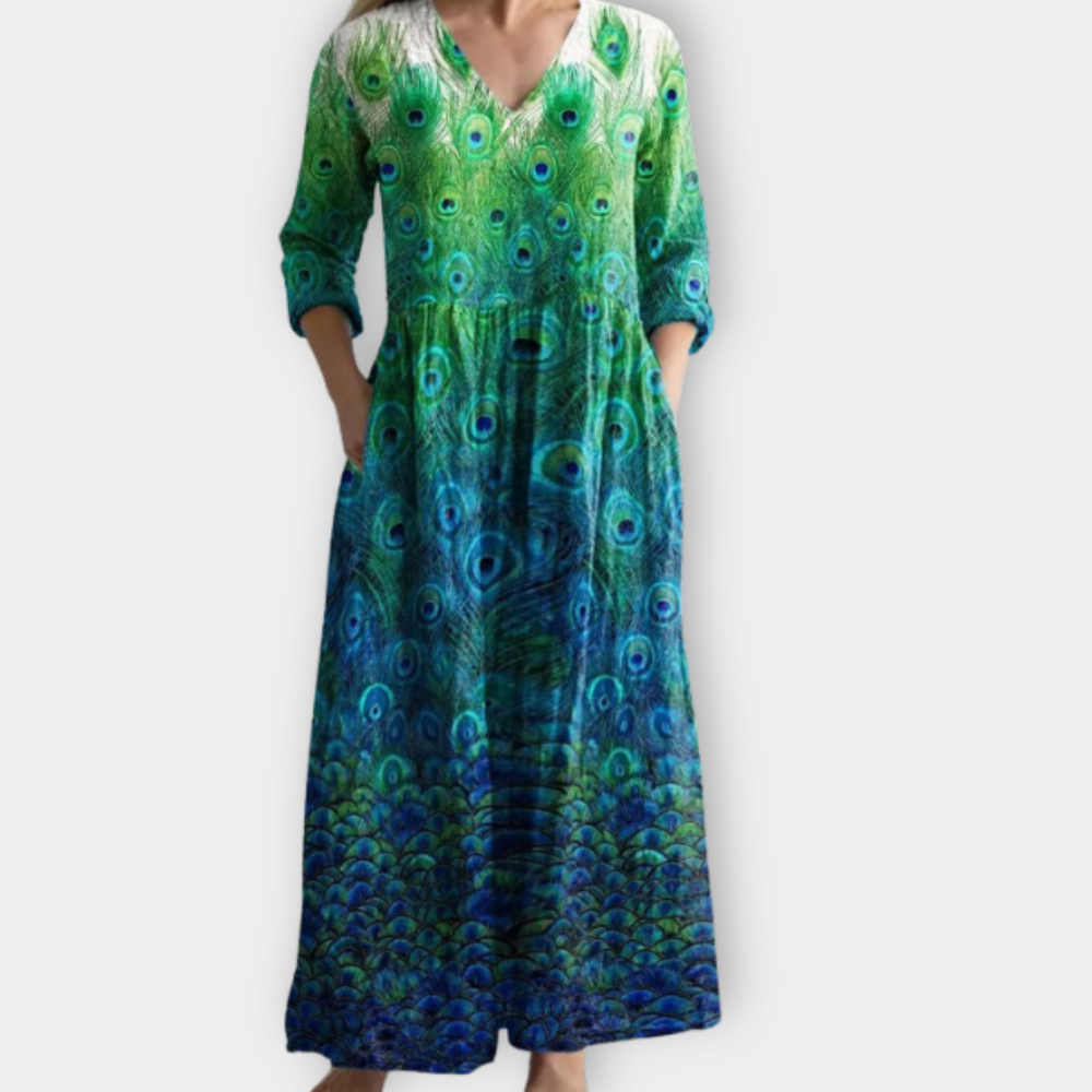 Wendelina - Boho Maxi Dress Made of Soft Premium Fabric