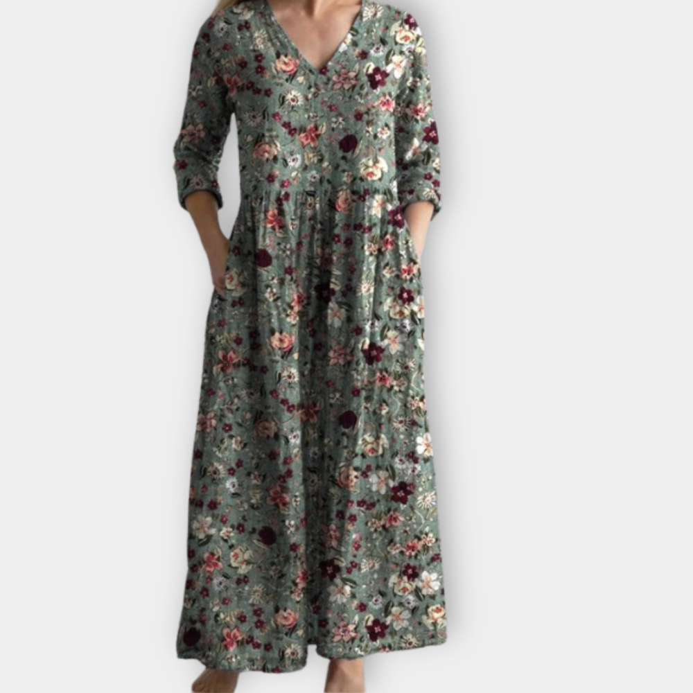 Nordea - Boho Maxi Dress Made of Soft Premium Fabric
