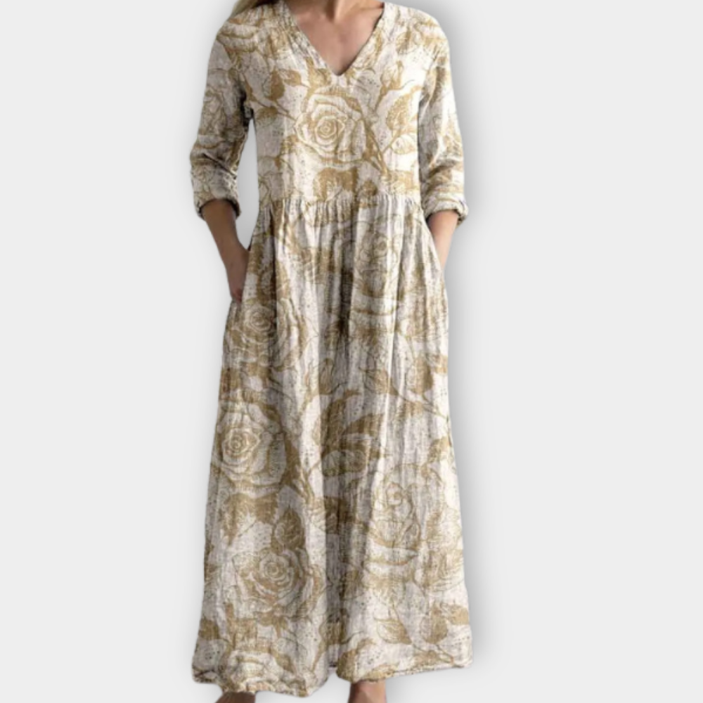 Unda - Boho Maxi Dress Made of Soft Premium Fabric