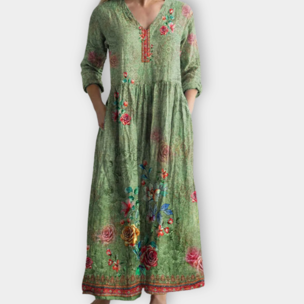 Lanfrida - Boho Maxi Dress Made from Soft Premium Fabric