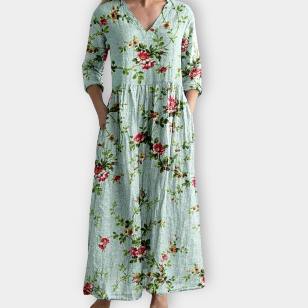 Iduna - Boho Maxi Dress Made from Soft Premium Fabric