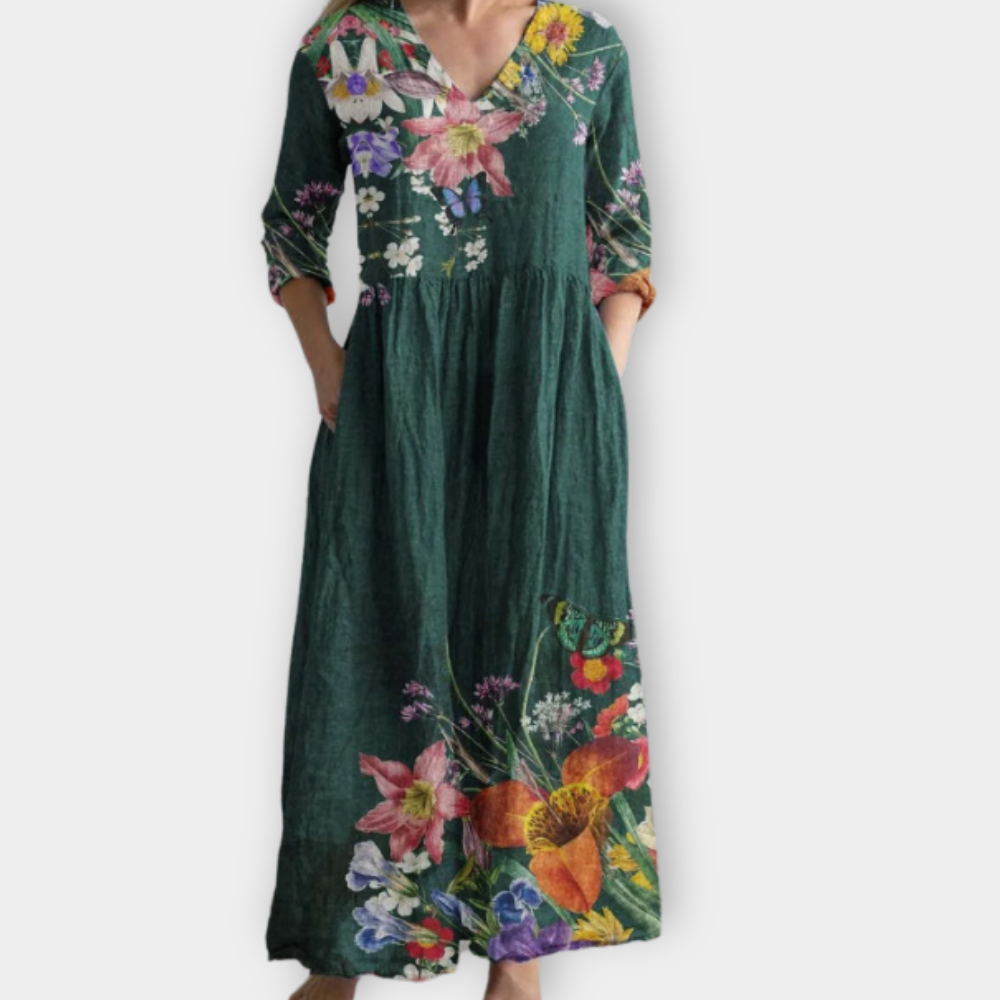 Jorunhild - Boho Maxi Dress Made of Soft Premium Fabric