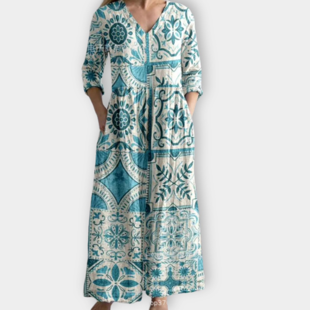 Xaviera - Boho Maxi Dress Made of Soft Premium Fabric