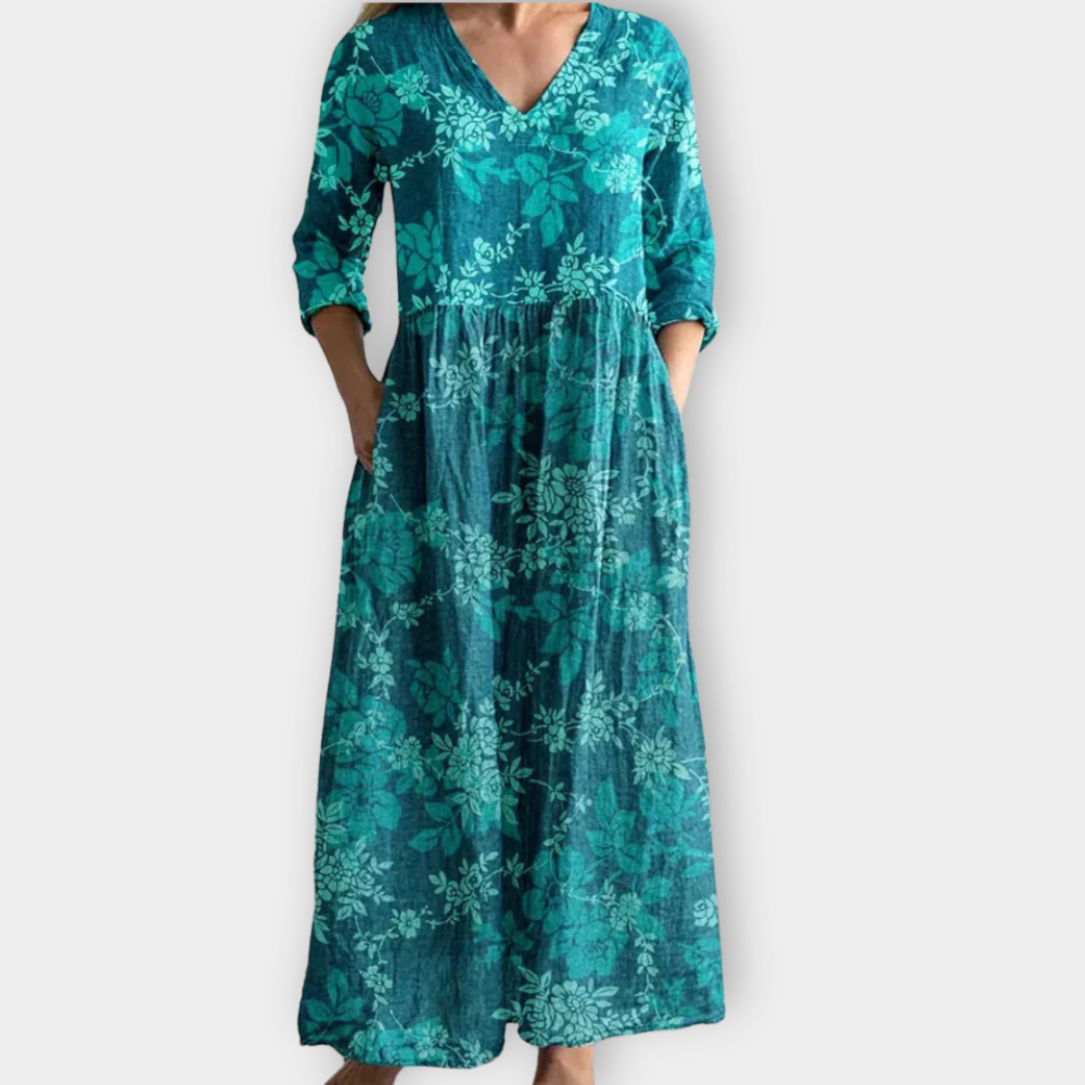 Geertruida - Boho Maxi Dress Made of Soft Premium Fabric