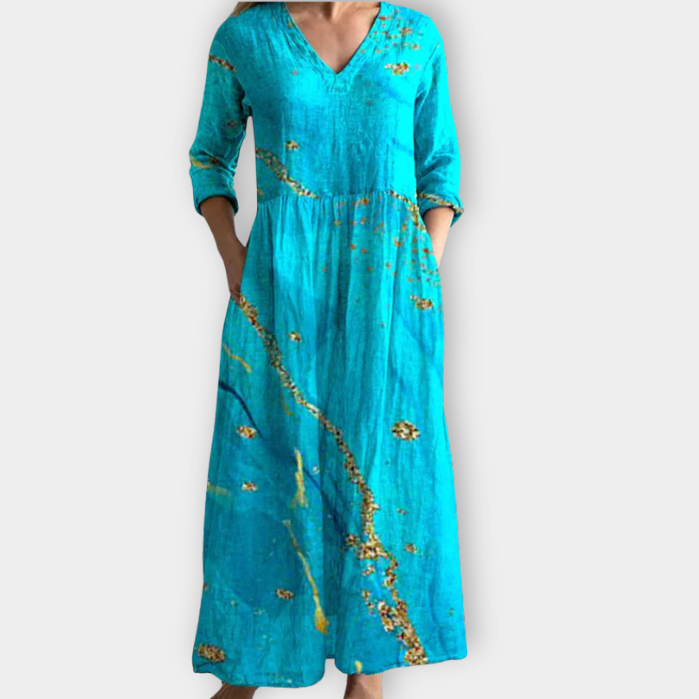 Veltrud - Boho Maxi Dress Made of Soft Premium Fabric