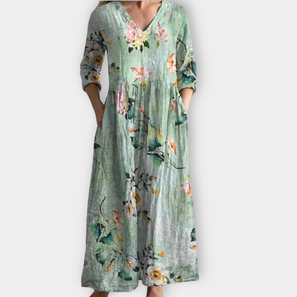 Kreszenz - Boho Maxi Dress Made of Soft Premium Fabric