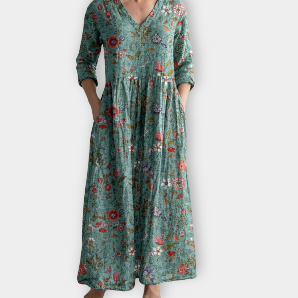 Sigruna - Boho Maxi Dress Made of Soft Premium Fabric