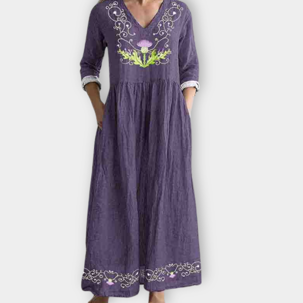 Hildemara - Boho Maxi Dress Made of Soft Premium Fabric