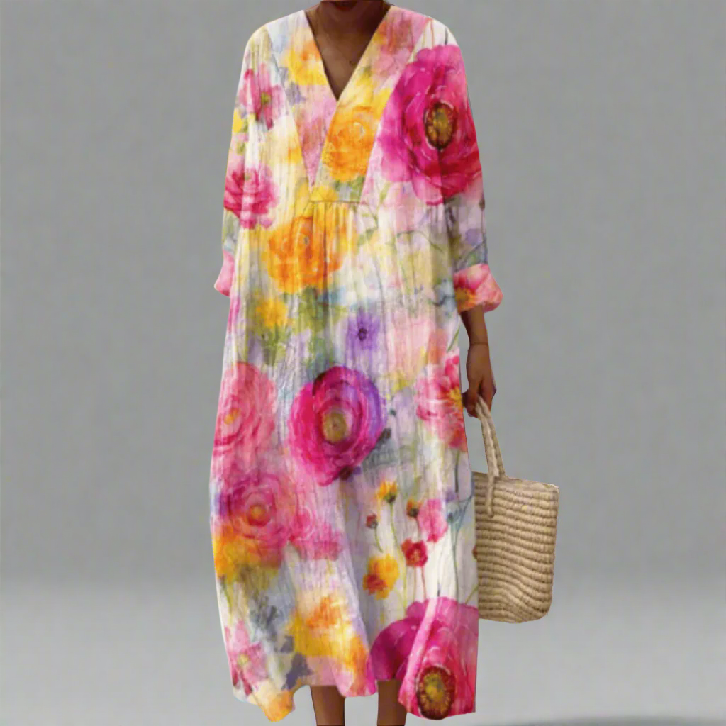 Samantha - Elegant Geometric Dress
