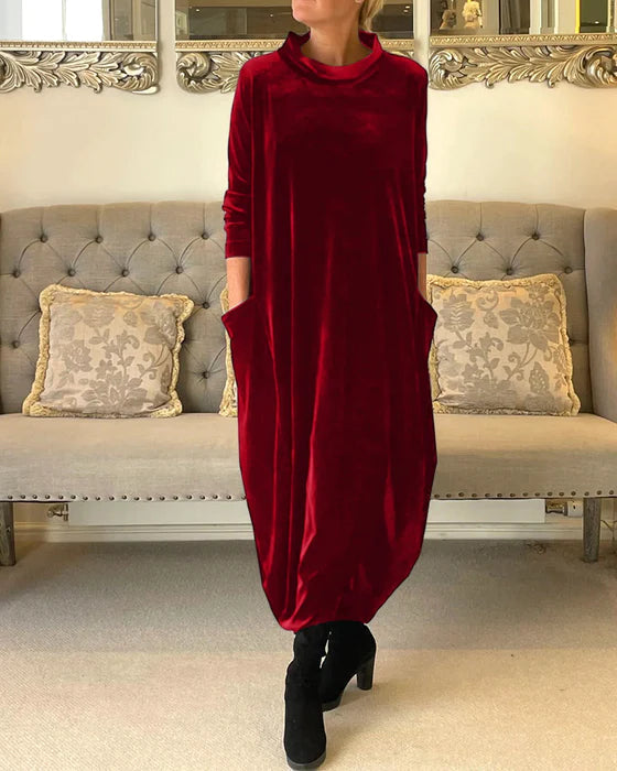 Iris - Velvet Winter Dress