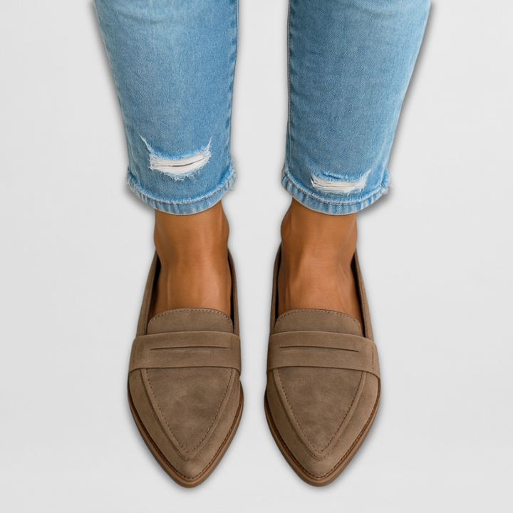 Claire - Soft Suede Loafers