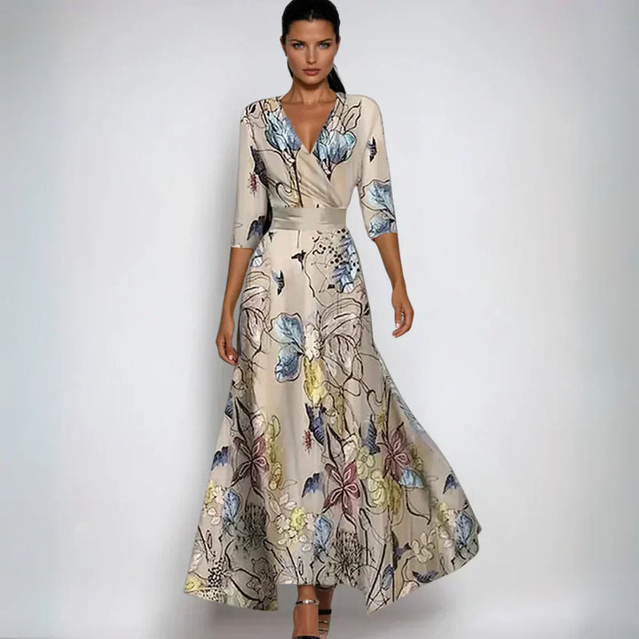 Chloe - Elegant Floral Dress