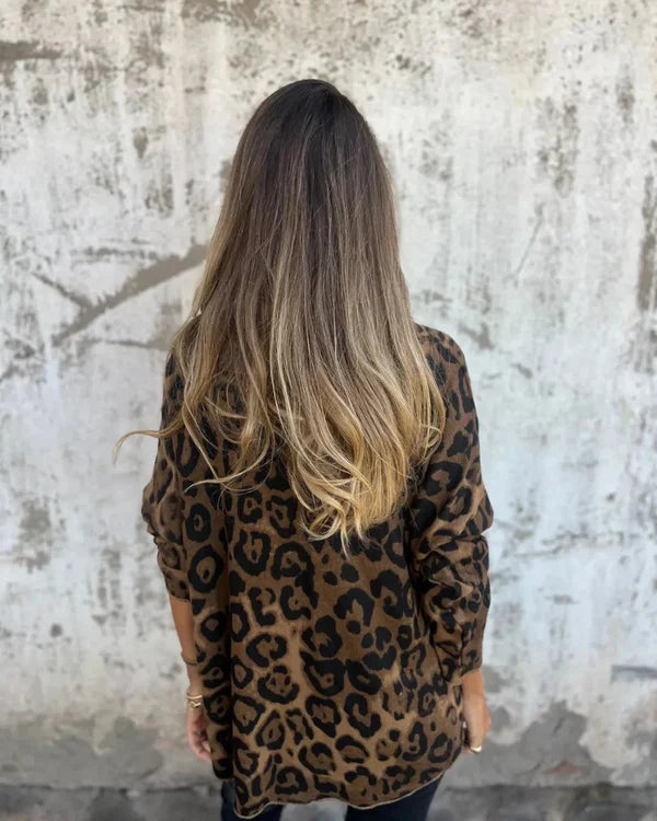 IRAVITHYN – LEOPARD PRINT SHIRT