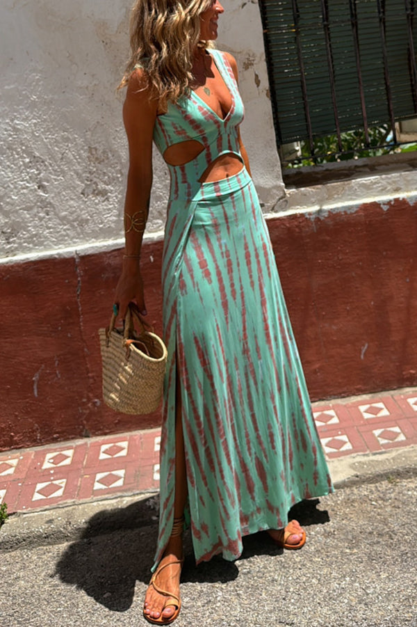 NOVA – PLUNGE CUT-OUT DRESS