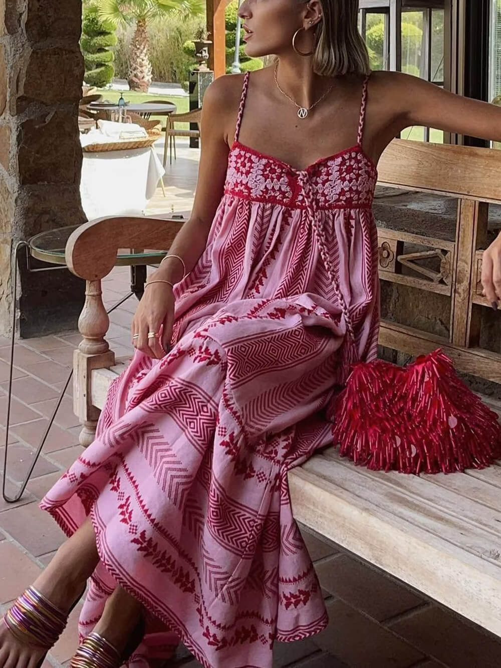 Victoria - Bohemian Breeze Maxi Dress