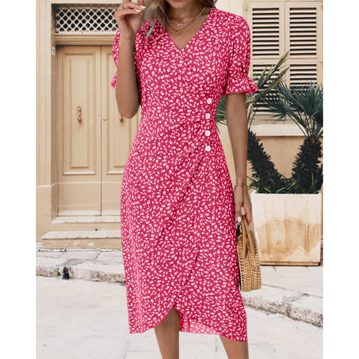 MIRETHIEL – MODERN WRAP ELEGANCE DRESS