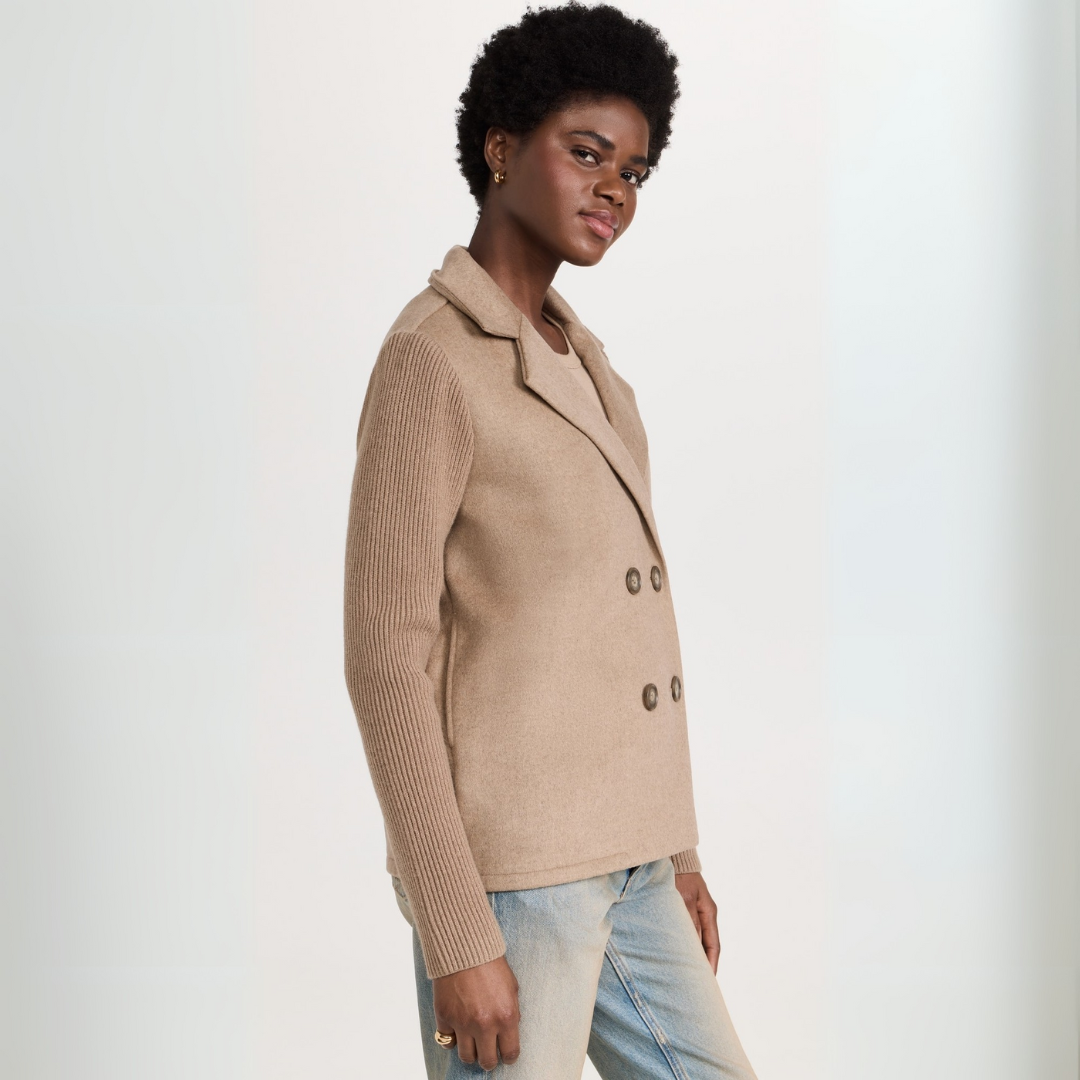 Helen - Knitted Blazer Coat