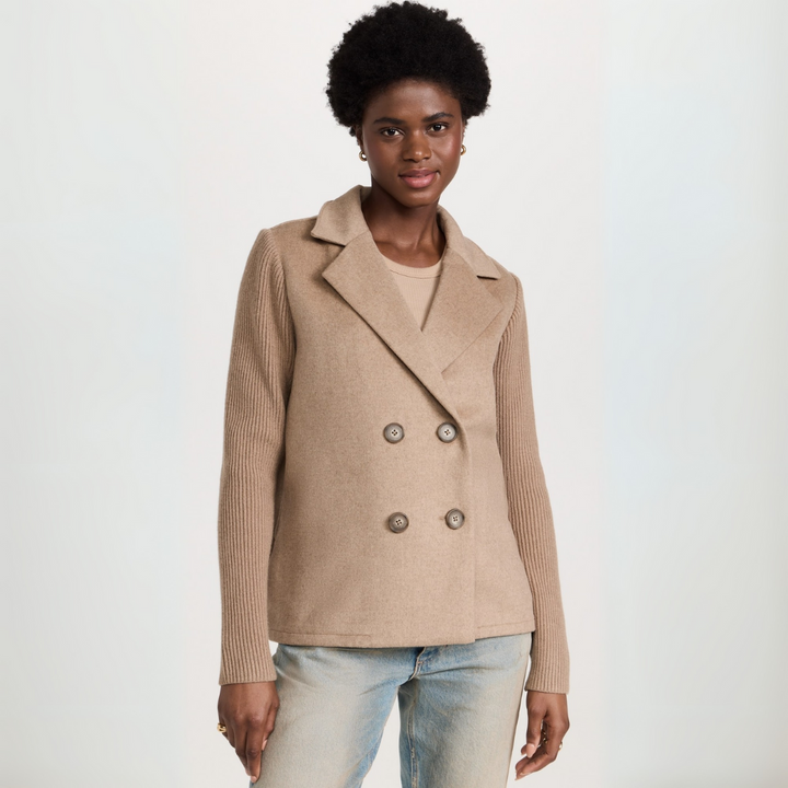 Helen - Knitted Blazer Coat