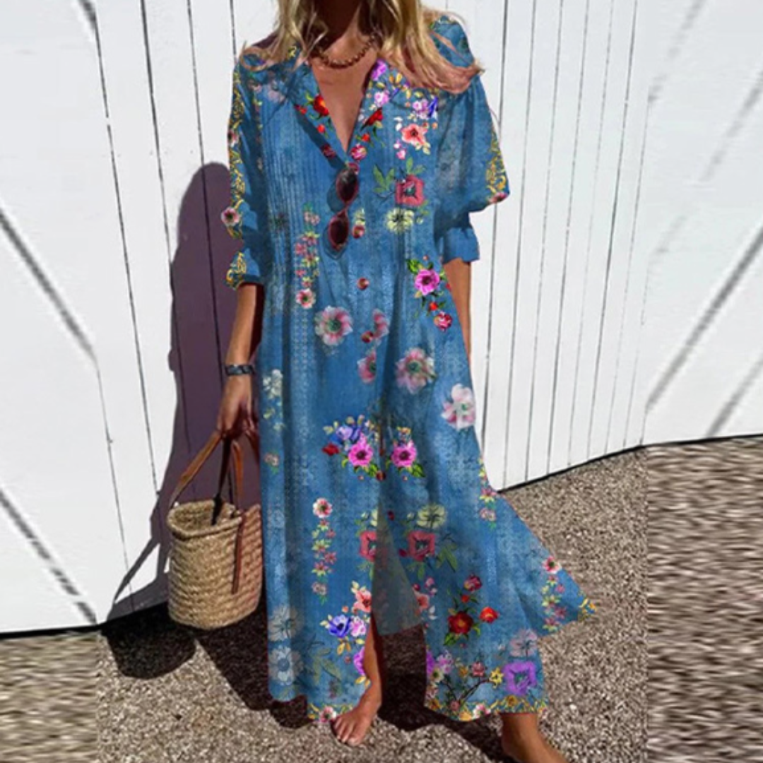 NOVESSA – BLOOM BOLDLY MAXI DRESS