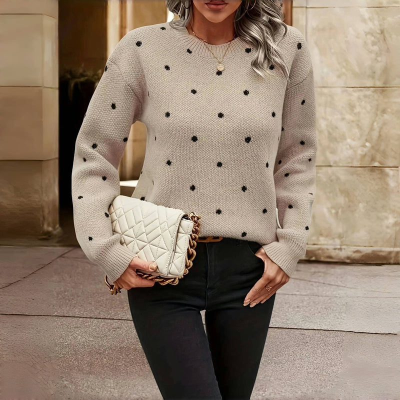 SYLVARAETH – POLKA DOT KNITTED SWEATER