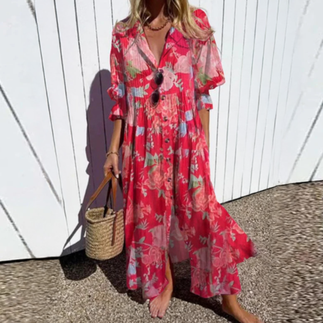 NOVESSA – BLOOM BOLDLY MAXI DRESS