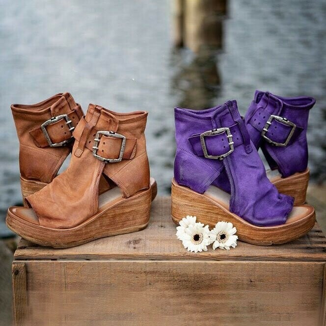 LIORA – STYLISH ORTHOPEDIC BOHO WEDGE SANDALS