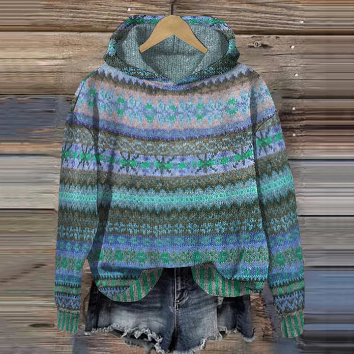 Karine - Ethnic Retro Hoodie