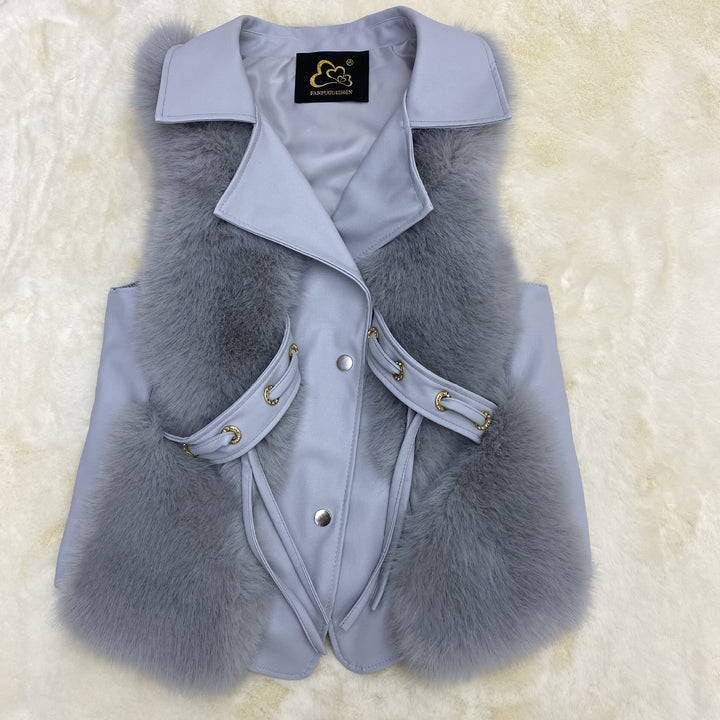 Sophia™ - Women's Imitation Fox Fur Vest