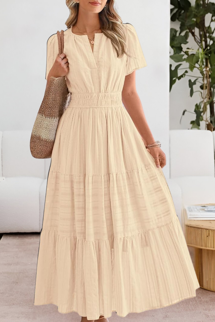 THESSALY – BREEZY BOHO DRESS WITH FLOWY CHARM