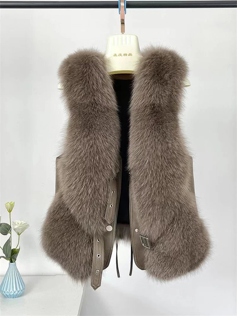 Laila™ - Woman's Fox Fur Vest