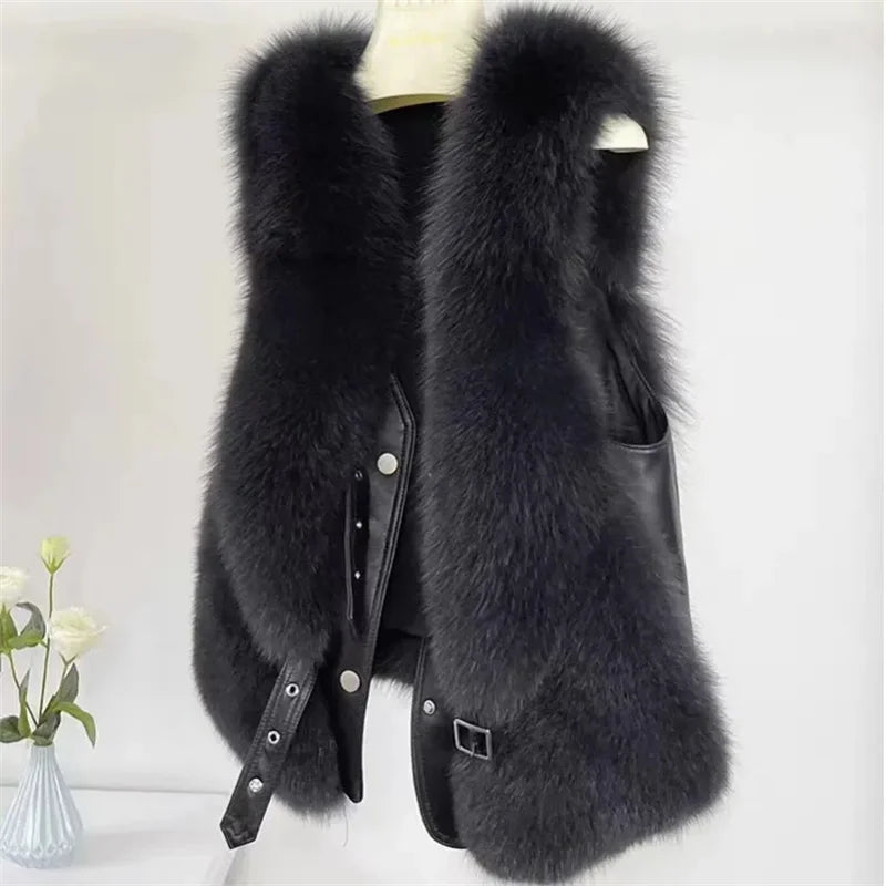 Laila™ - Woman's Fox Fur Vest