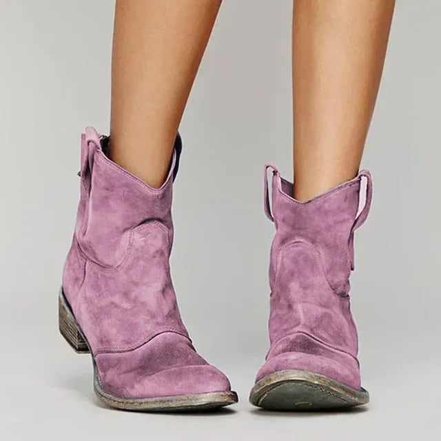 Quinley | Vintage Western Ankle Boots