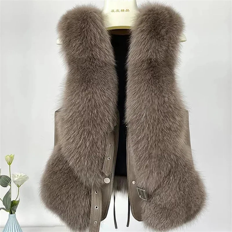 Laila™ - Woman's Fox Fur Vest