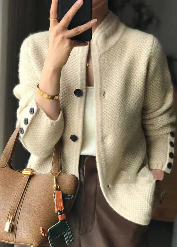 Cozy Comfort – Knitted Sweater Jacket