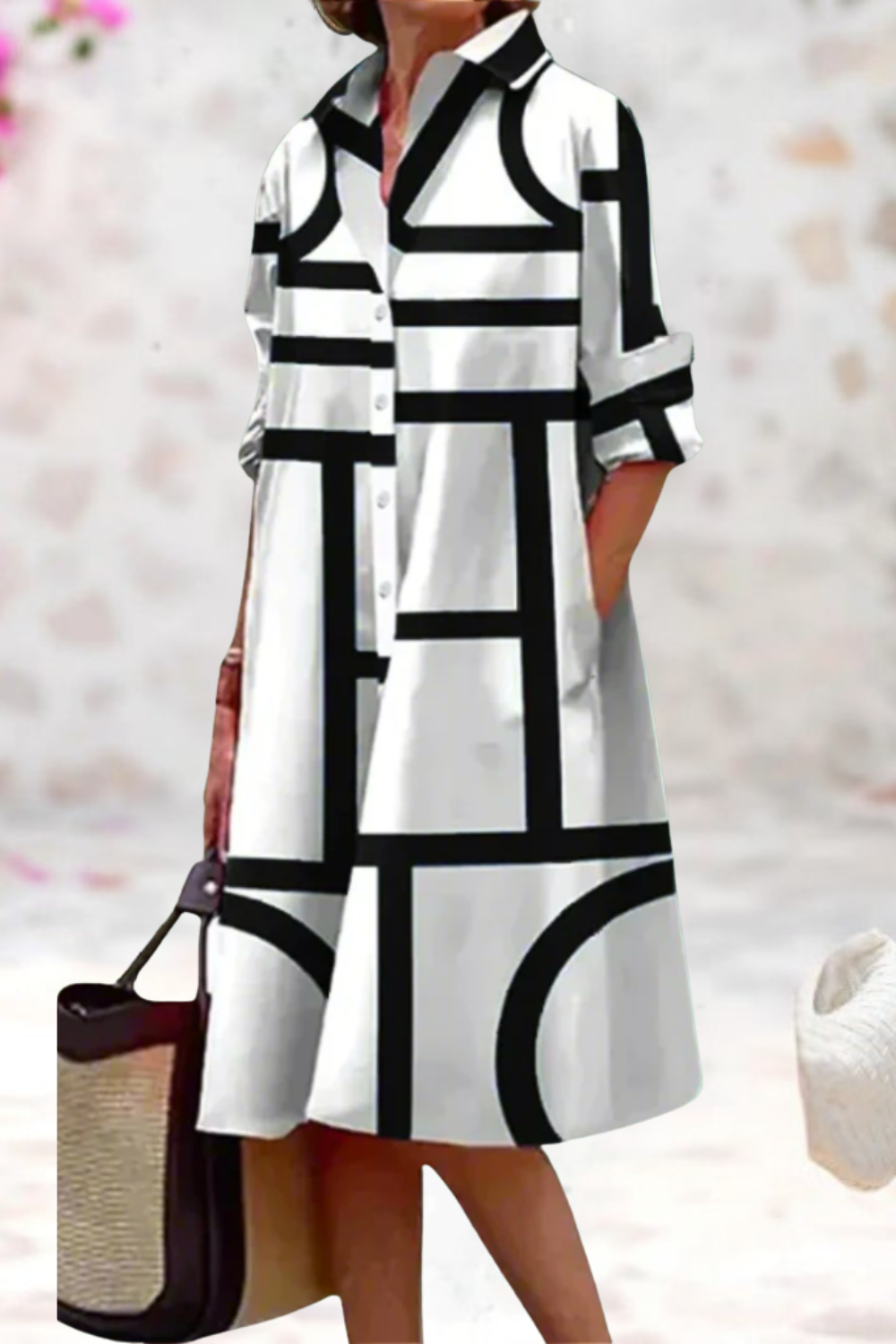 Brigitte - Luxe Midi Dress for Effortless Elegance