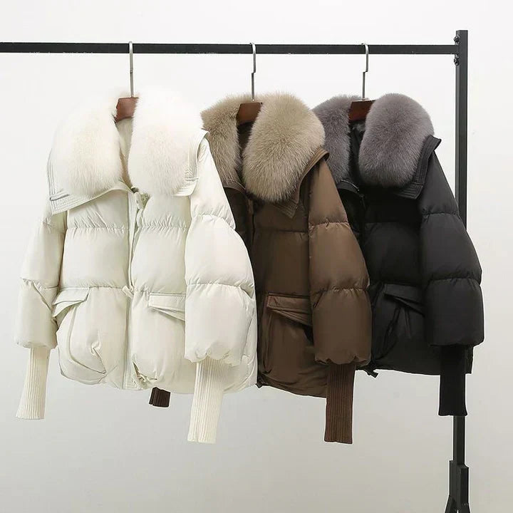 Monika - The Elegant Faux Fur Coat