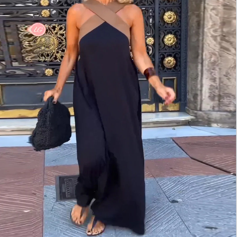 Olive - Cross Neck Dress