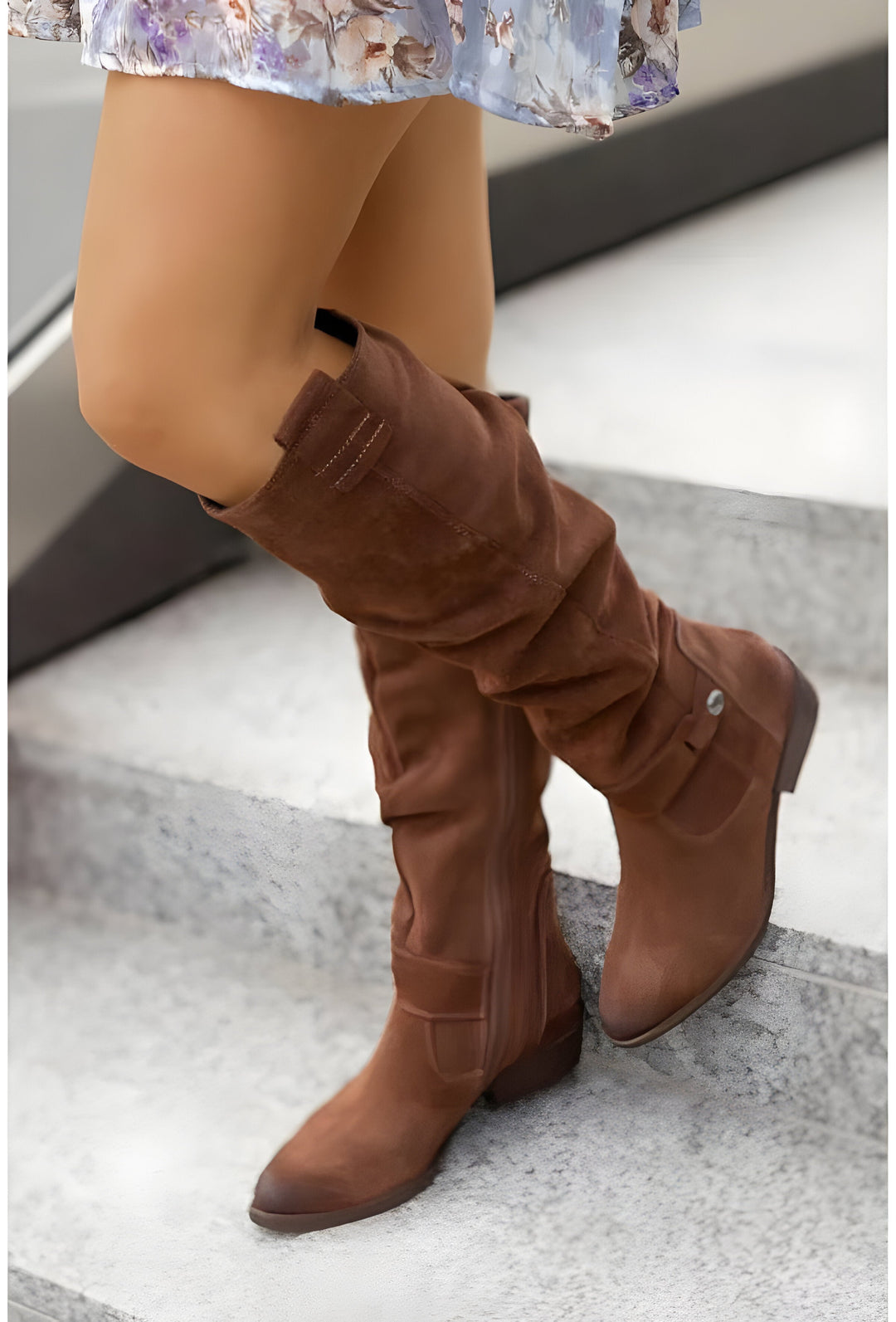 Vera – Classic Leather Knee Boots