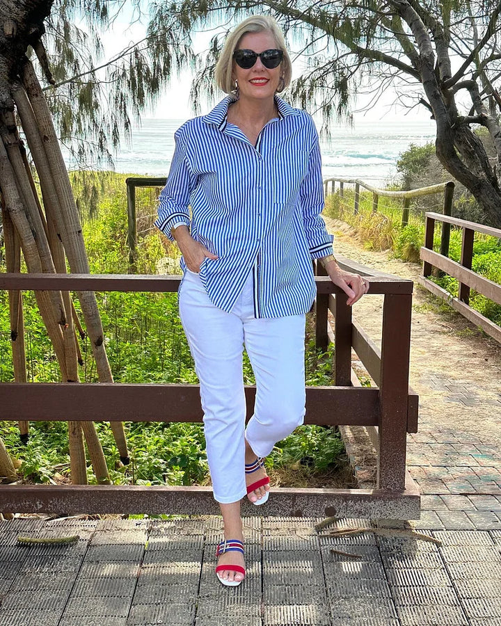 NAELYSS – STRIPED SHIRT FOR MODERN EFFORTLESS STYLE