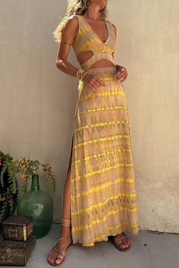 NOVA – PLUNGE CUT-OUT DRESS