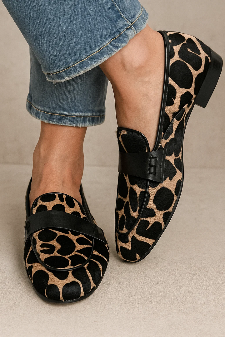 Natalie – Luxe Wild Elegance Loafers