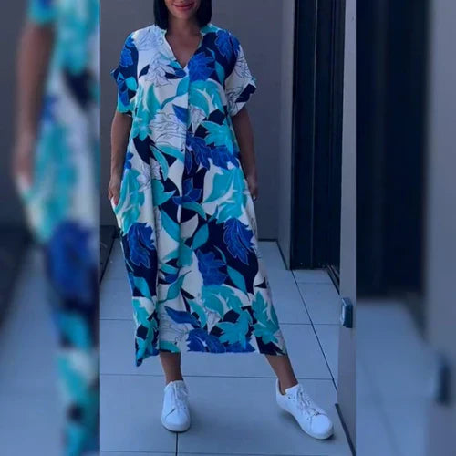 Elena – Elegant Floral Dress