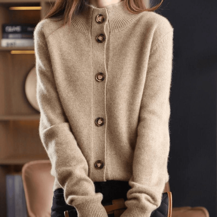 Elise™ – Luxe Cashmere Knit Cardigan