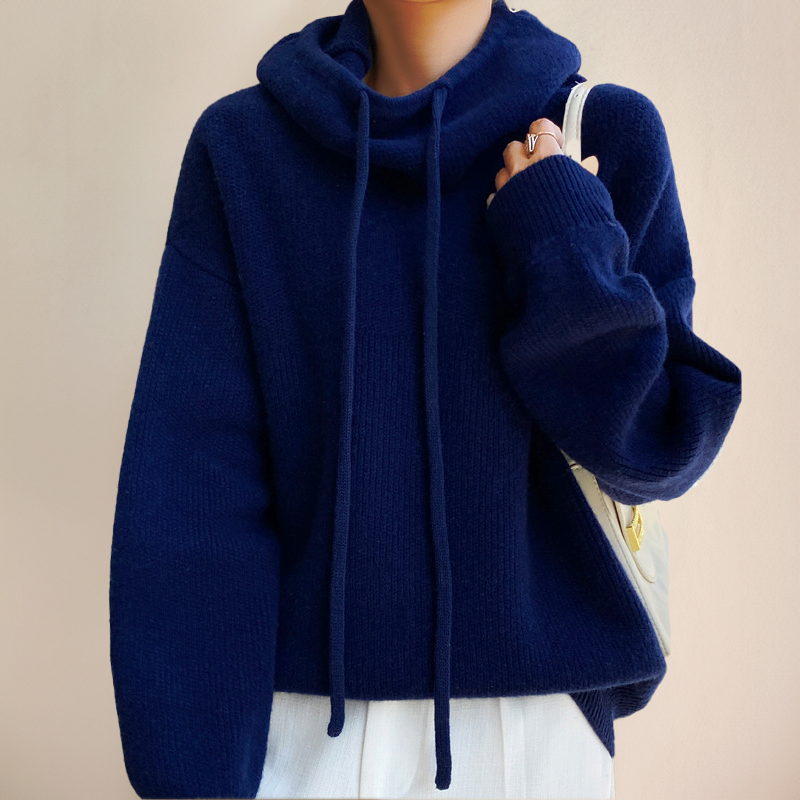 Eva – Cozy Drawstring Knit Sweater