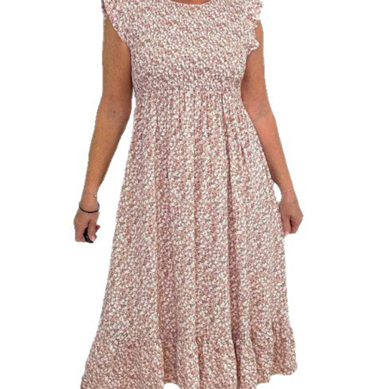 ODESSA – ROMANTIC RUFFLE SLEEVE CHIC DRESS